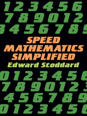 Speed Mathematics Simplified - ebook